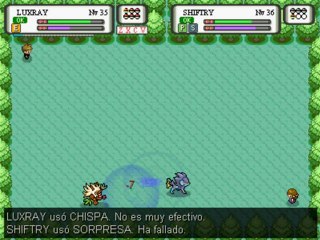 Pokémon Edición Reloaded - Luxray vs Shiftry