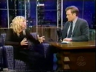 Peta Wilson at Late Night with Conan O'Brien - 1999
