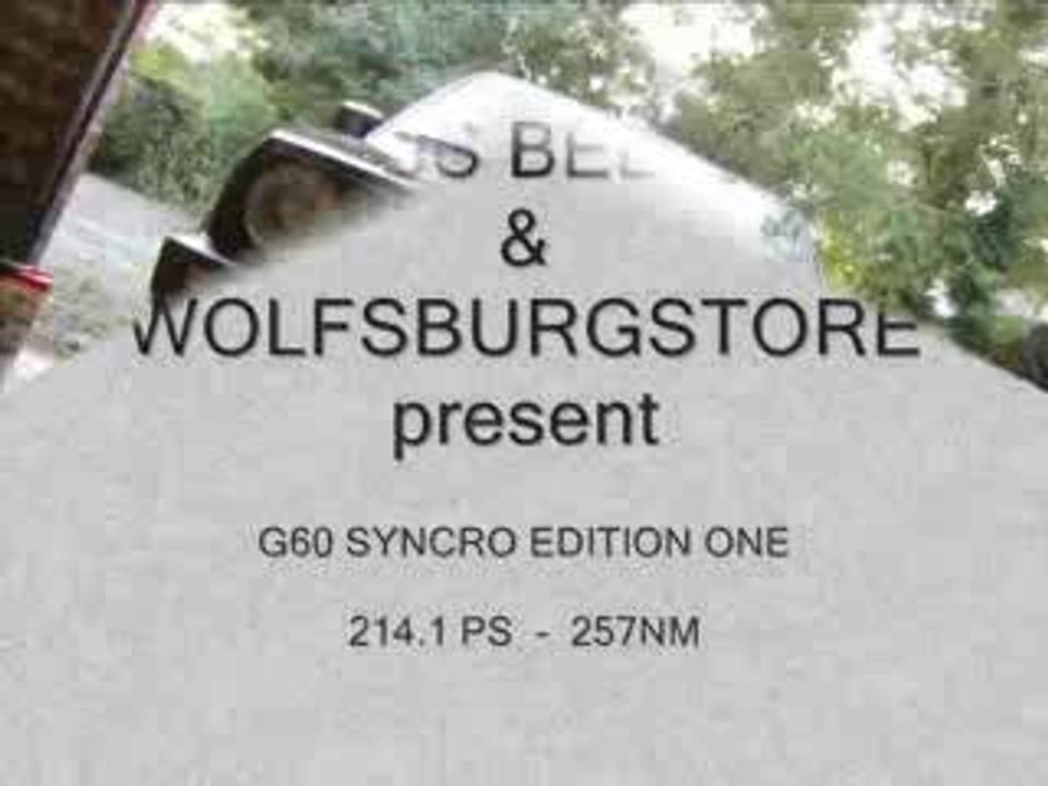 Passage au banc Golf G60