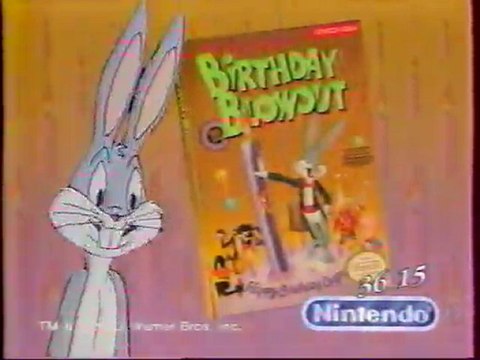 Publicité BIRTHDAY BLOWOUT Nintendo 1991