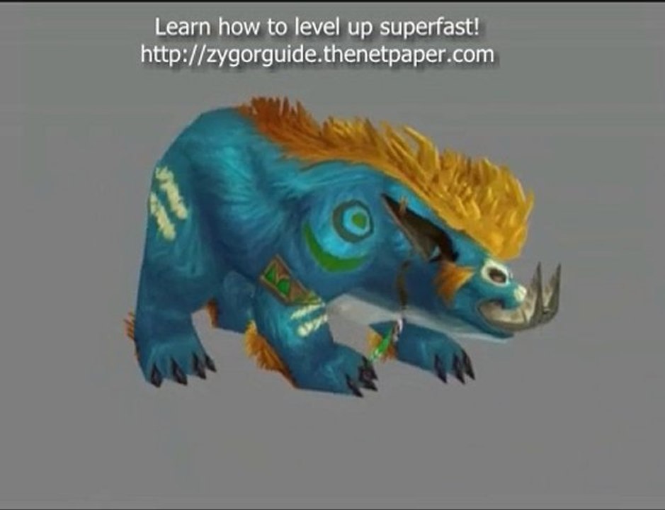 WoW Cataclysm Alpha Worgen and Troll druid form_01