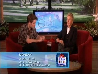 Robert Pattinson Ellen 11 19 09