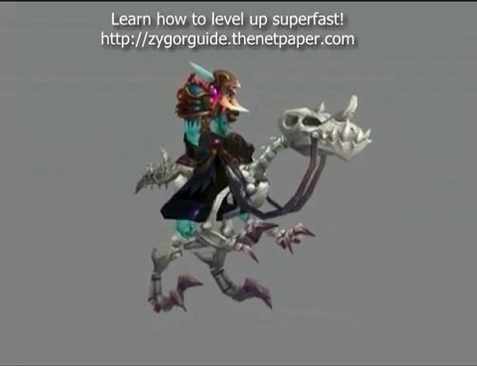 WoW Cataclysm Skeletal Raptor Mount