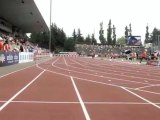 Record de France du 100 mètres  à Valence