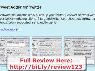 Tweet Adder Review - Indepth Look at Twitter Management Sof