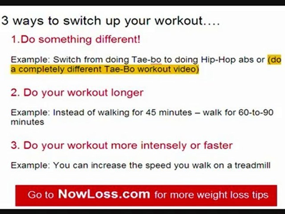 Free weight loss exercise program - Lose 50 lbs. in 5 months