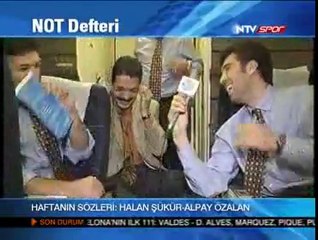Hakan Şükür Alpay Özalan ikilisinden rezil espriler