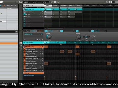 MAO TUTORIEL GRATUIT : MASCHINE 1.5 NATIVE INSTRUMENTS DEMO