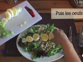 Salade niçoise aux fraises