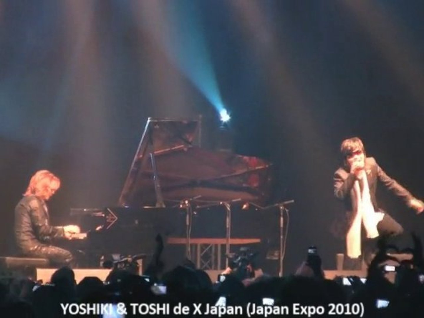 X Japan Yoshiki Toshi From X Japan Au Japan Expo 10 Video Dailymotion