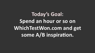 Split Testing Tip: Get A/B Testing Ideas at WhichTestWon.com