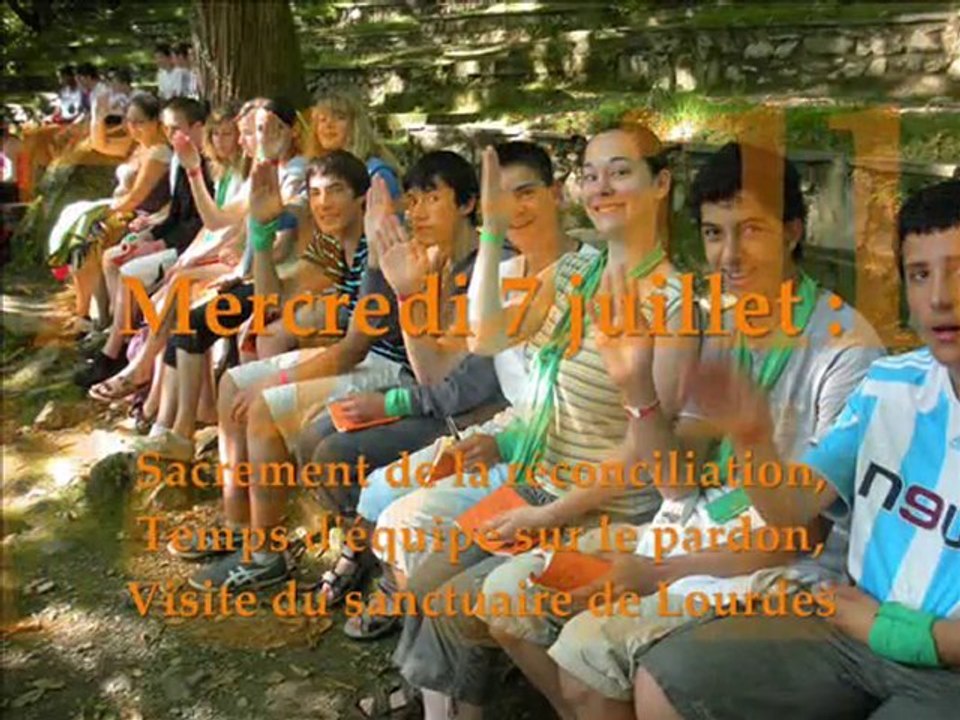 Pélerinage des jeunes à Lourdes
