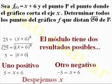 Matemática (CBC): distancia entre dos puntos