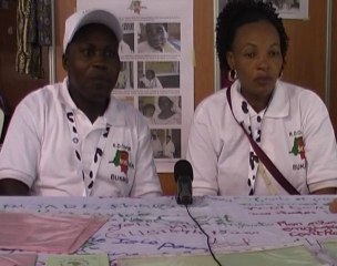 Gratien et Josephine présentent l'association SOS Sida, RDC