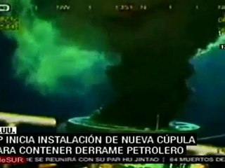 BP inicia instalación de nueva cúpula para contener derram