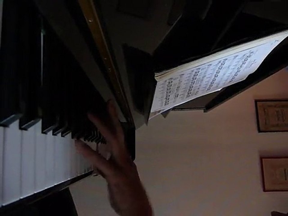 accompagnement piano "Ave Maria", Schubert, tonalité Sol M