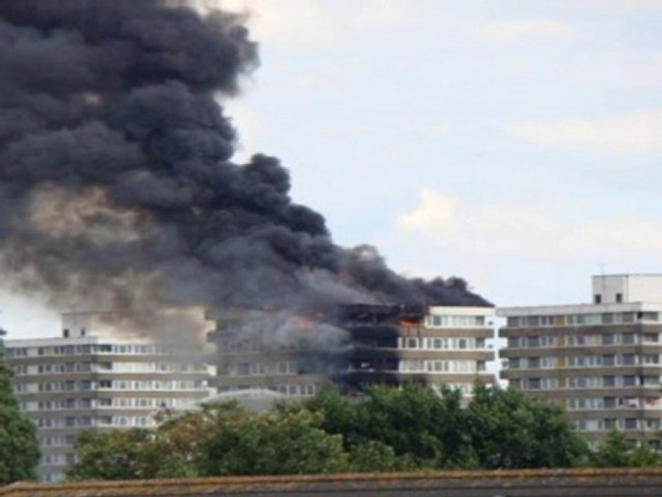 Tower block fire sparks evacuation
