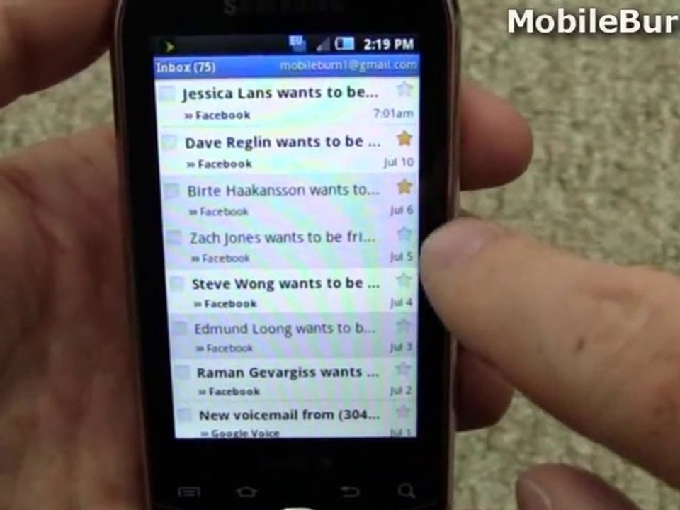 Samsung Intercept for Sprint - part 1 of 2