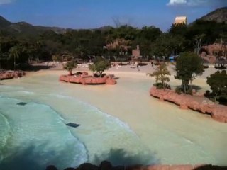 La vague de Sun city vue de haut