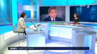 Réaction de Martine Aubry  Soir 3 France3