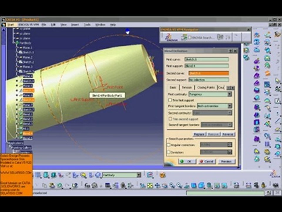 Spaceshipone Catia Tutorial 4 by SOLARIS DESIGN