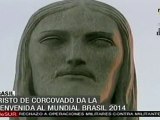 Con gran bandera, inicia Brasil cuenta regresiva para el Mun