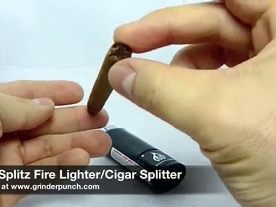 EZ Splitz Fire Lighter and Cigar Cutter | grinderPUNCH