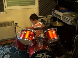 Mes progrès à la batterie