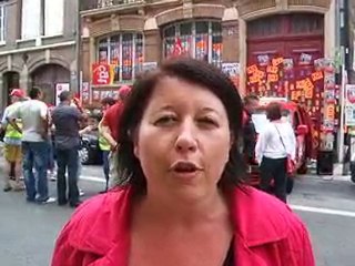 Action au siège de l'UMP 13 juillet - UL CGT Le Havre
