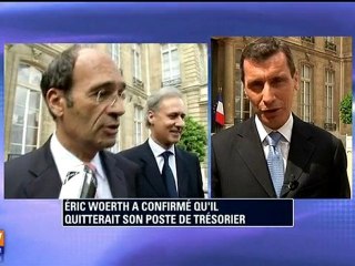 Woerth va quitter son poste de trésorier de l'UMP