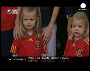 The Spain squad has an audience with the King - no comment