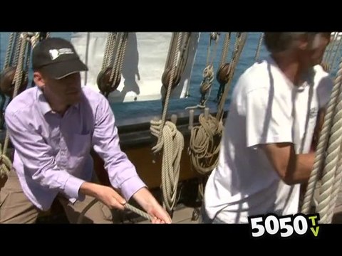 Rassemblement de vieux gréements à Diélette