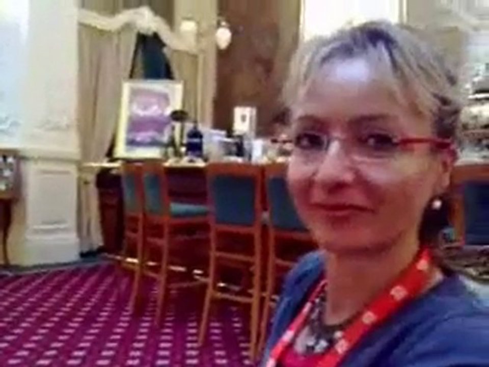 A l'hôtel Embassy à Karlovy Vary durant le Festival