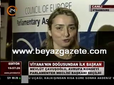 Mevlüt Çavusoglu, AKPM Baskani Seçildi Kanal 24 Video