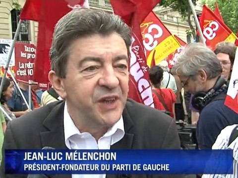 Retraites : rassemblement unitaire des syndicats à Paris