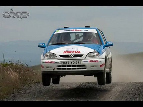 Julien Fouques/Jamie Edwards at the Quinton Stage Rally 2010