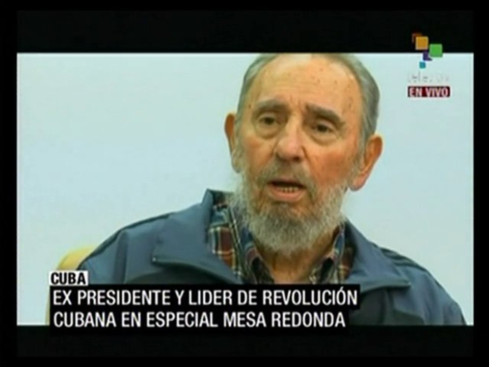 Première interview télévisée de Fidel Castro depuis trois ans