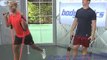 Legs Abs Workout Lunge Crunch with Resistance Bands