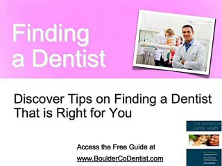 Find a Great Boulder Dentists Colorado