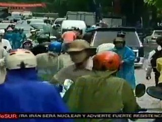 Tras sequía, fuertes lluvias en Vietnam