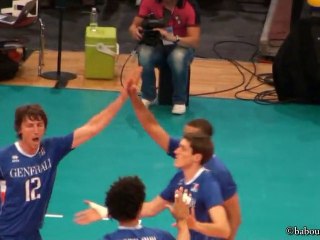 FRANCE vs ITALIE ligue Mondiale 2010