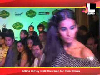 Celina Flaunts Rina Dhaka's Collection