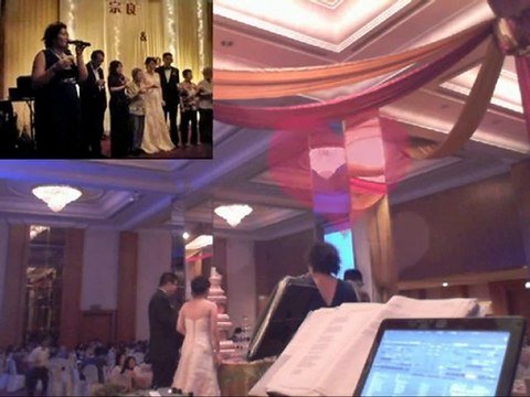 Any Loke - emcee for wedding at Pearl International Hotel