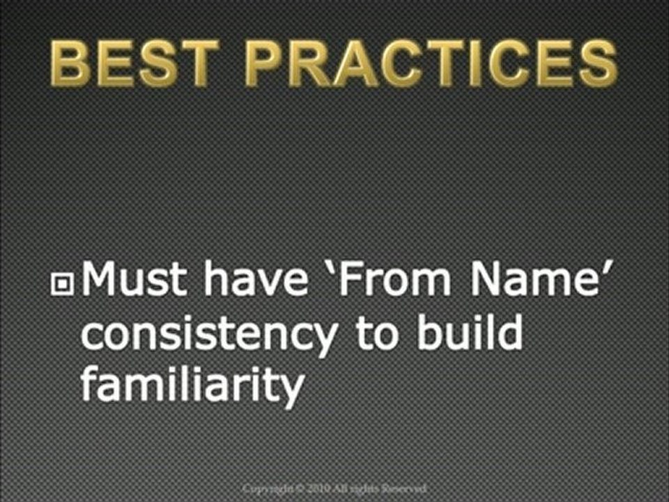 Email marketing best practices revealed | Yasser Khan