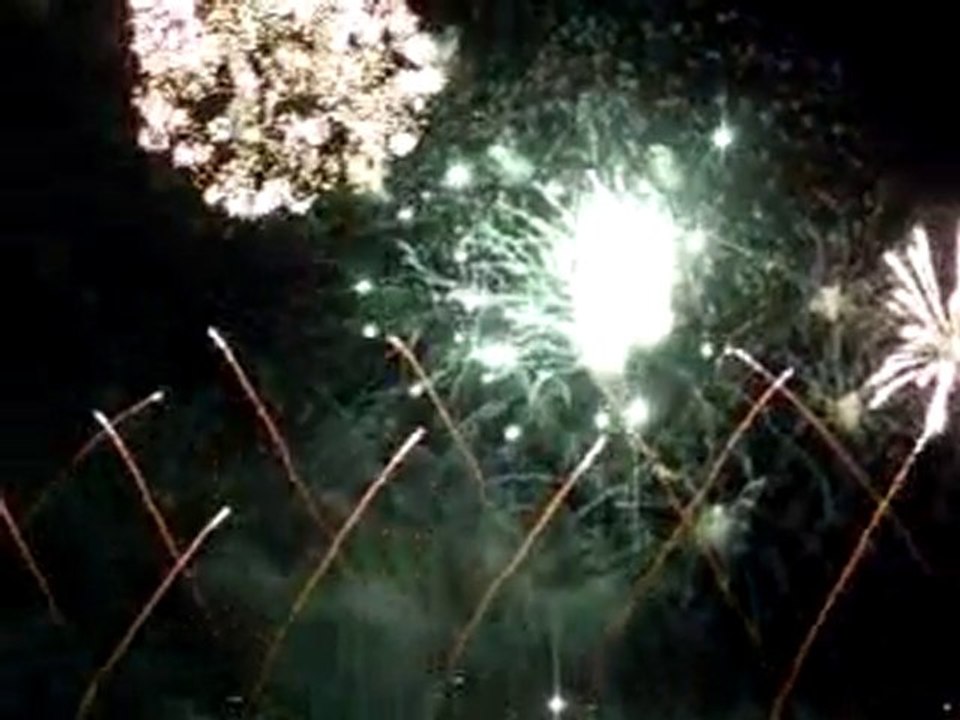 Michael Jackson Thriller - Feu artifice Angers 14 07 2010