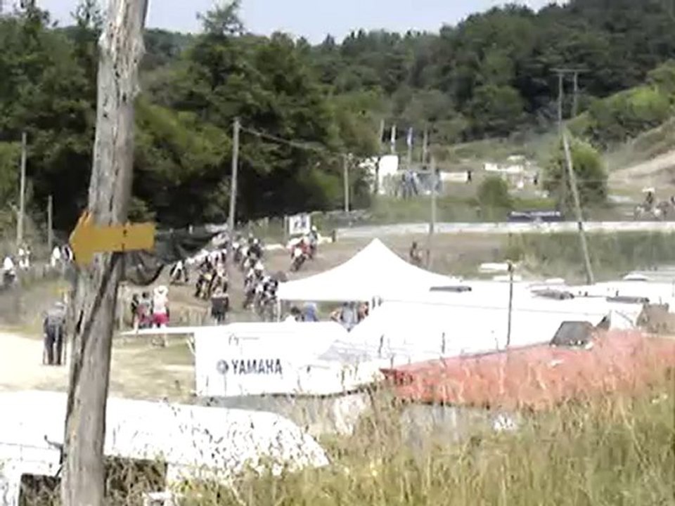 Le départ de la 1ère manche vintage Baugé juillet 2010