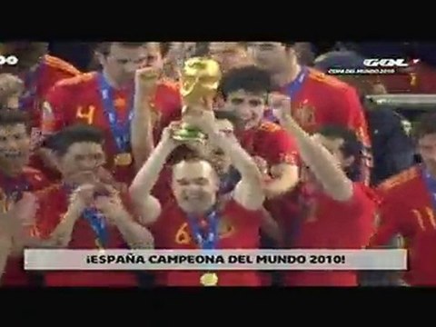 ESPAÑA CAMPEONA DEL MUNDO 2010