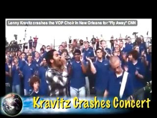 Lenny Kravitz Crashes Concert