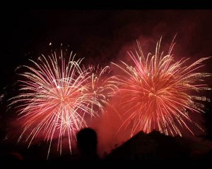 Feux d'artifice Altkirch, le 13 juillet 2010