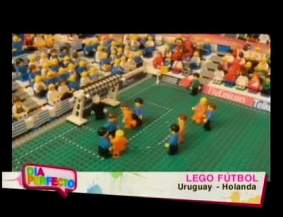 Uruguay - Holanda al estilo Lego